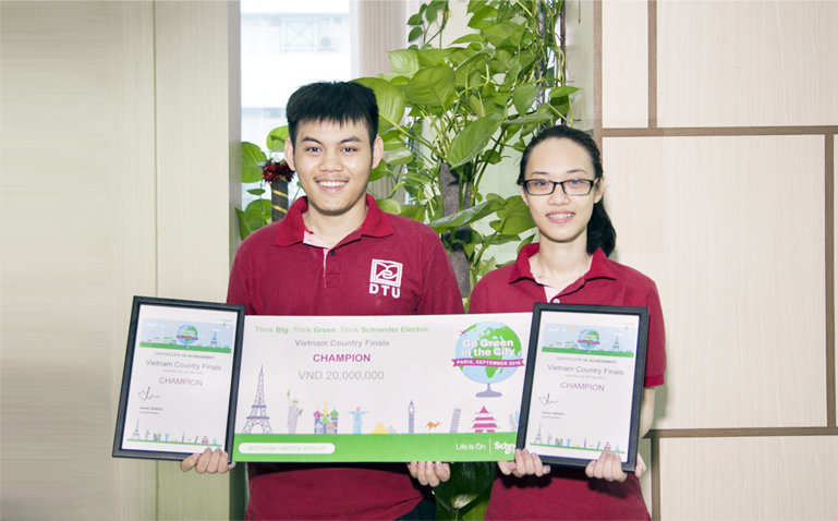 Sinh viên ĐH Duy Tân vô địch Quốc gia cuộc thi “Go Green in the City” 2016